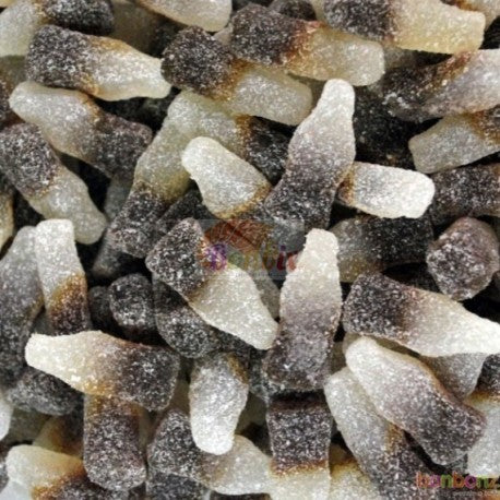 Bouteille cola acide Bonbon gélifié cola piquant 100g