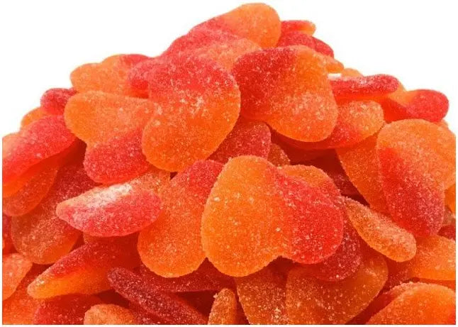 Cœur de pêche halal Bonbon gélifié pêche certifié halal 100g