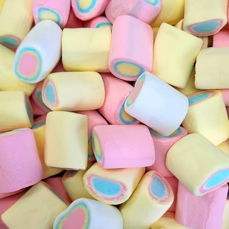 Rainbow chamallow Guimauve arc-en-ciel 100g