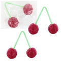 Sucette jumelle cerise - Sucette double gélifiée vendu à l’unité