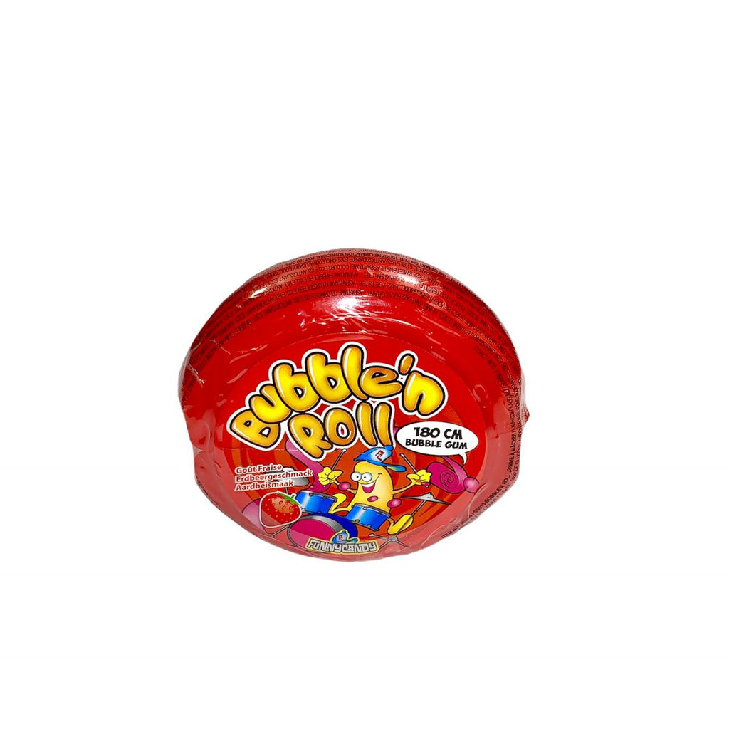 Bubble'n roll tutti frutti - Bonbon rouleau bubble gum vendu à l’unité