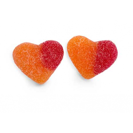 Cœur de pêche halal Bonbon gélifié pêche certifié halal 100g