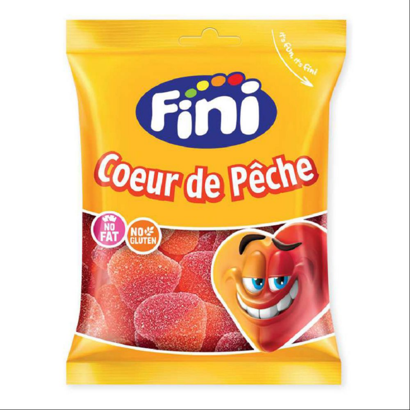 Cœur de pêche halal Bonbon gélifié pêche certifié halal