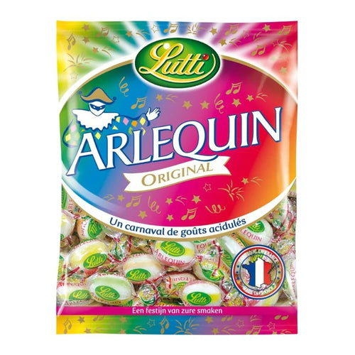 Arlequin Bonbon réglisse multicolore