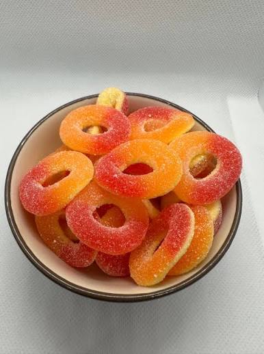 Anneau pêche Bonbon gélifié pêche 100g