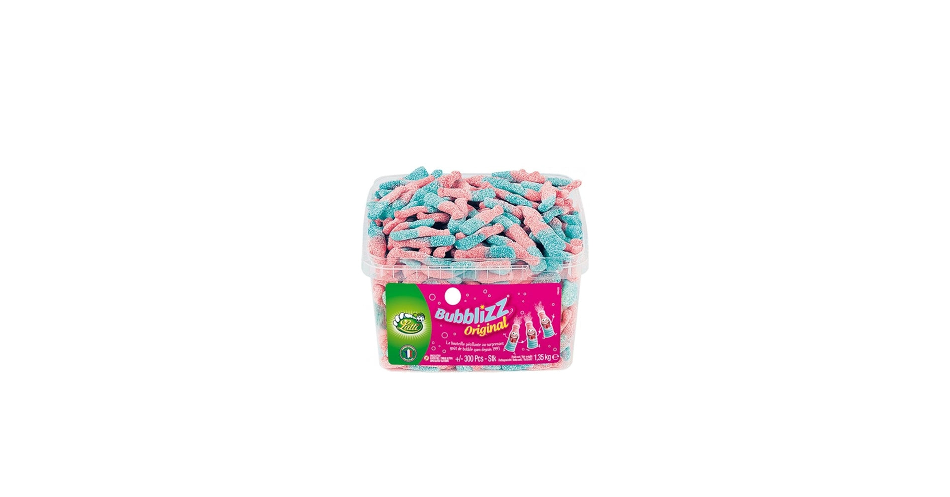 Bubblizz Bonbon pétillant acidulé 100g