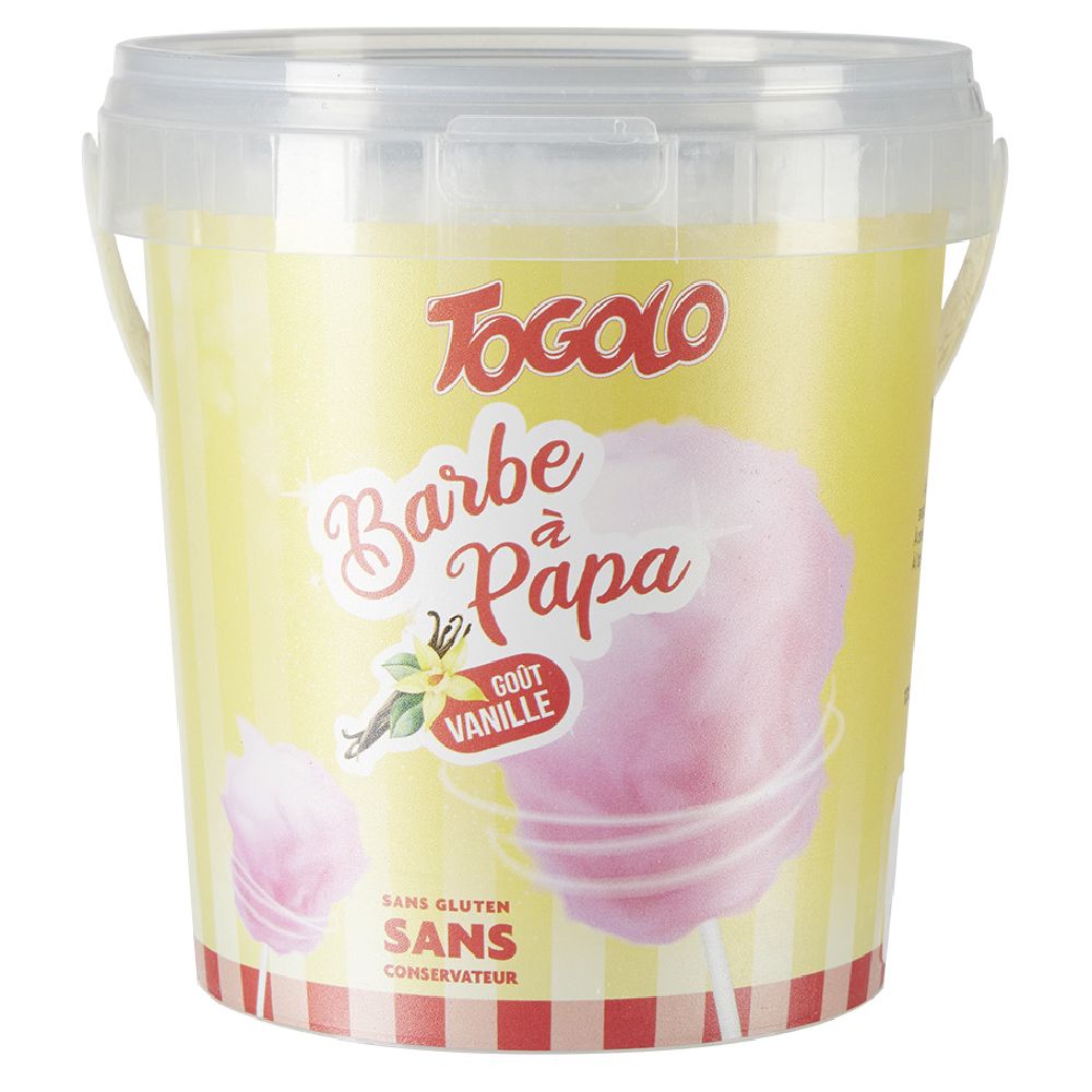 Barbe à Papa Togolo - Goût vanille pot 50g