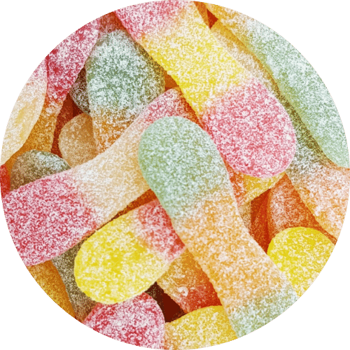 Langue de Chat Fruits - Bonbon acidulé fondant fruité 100g