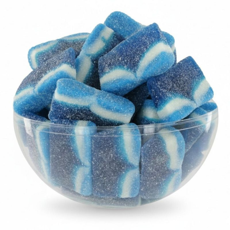 Tranche bleue acidulé