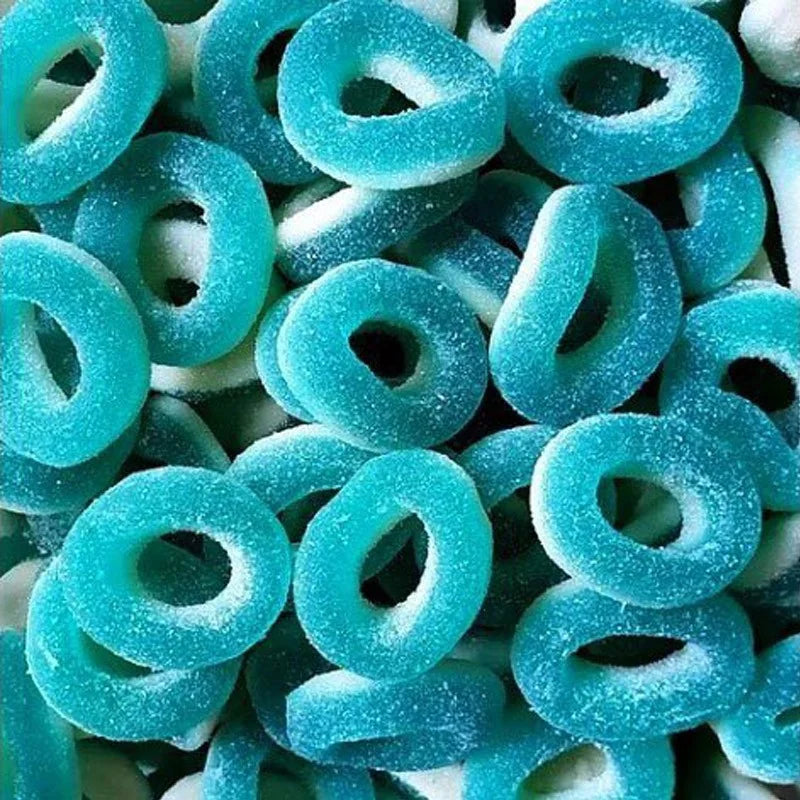 Anneau sucré framboise - bonbons gélifié sucré. 100g