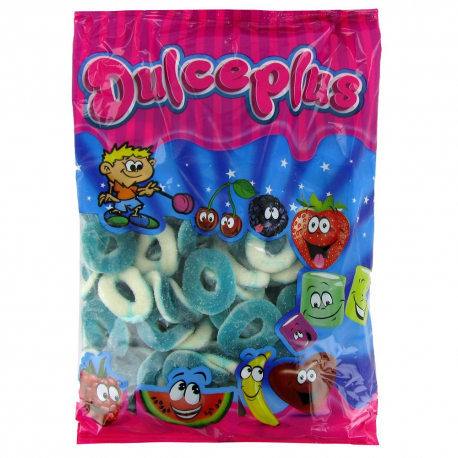 Anneau sucré framboise - bonbons gélifié sucré. 100g