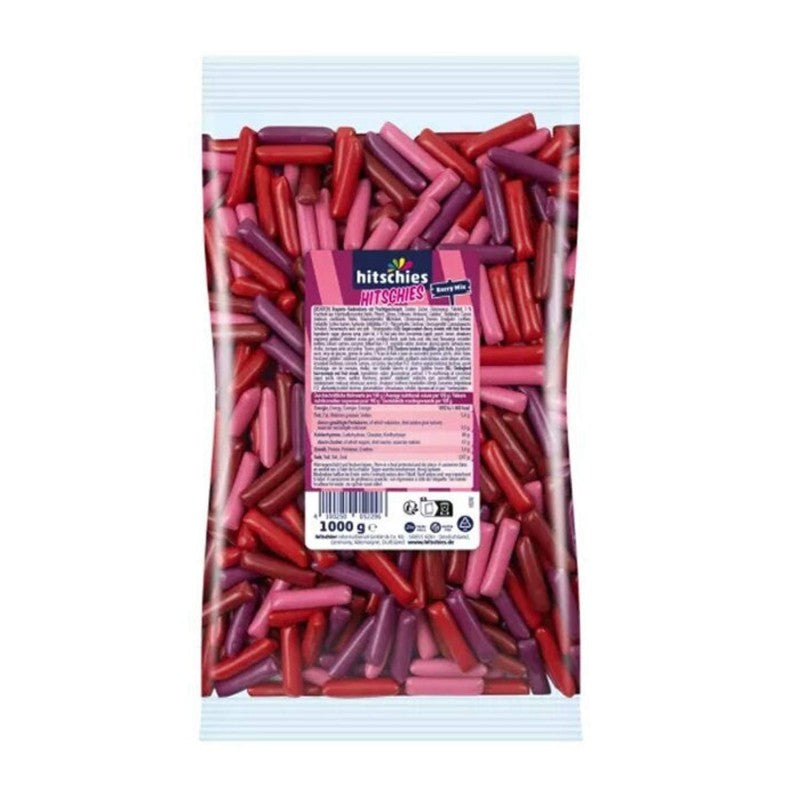 Hitschies fruit rouges- bonbon en forme de craie