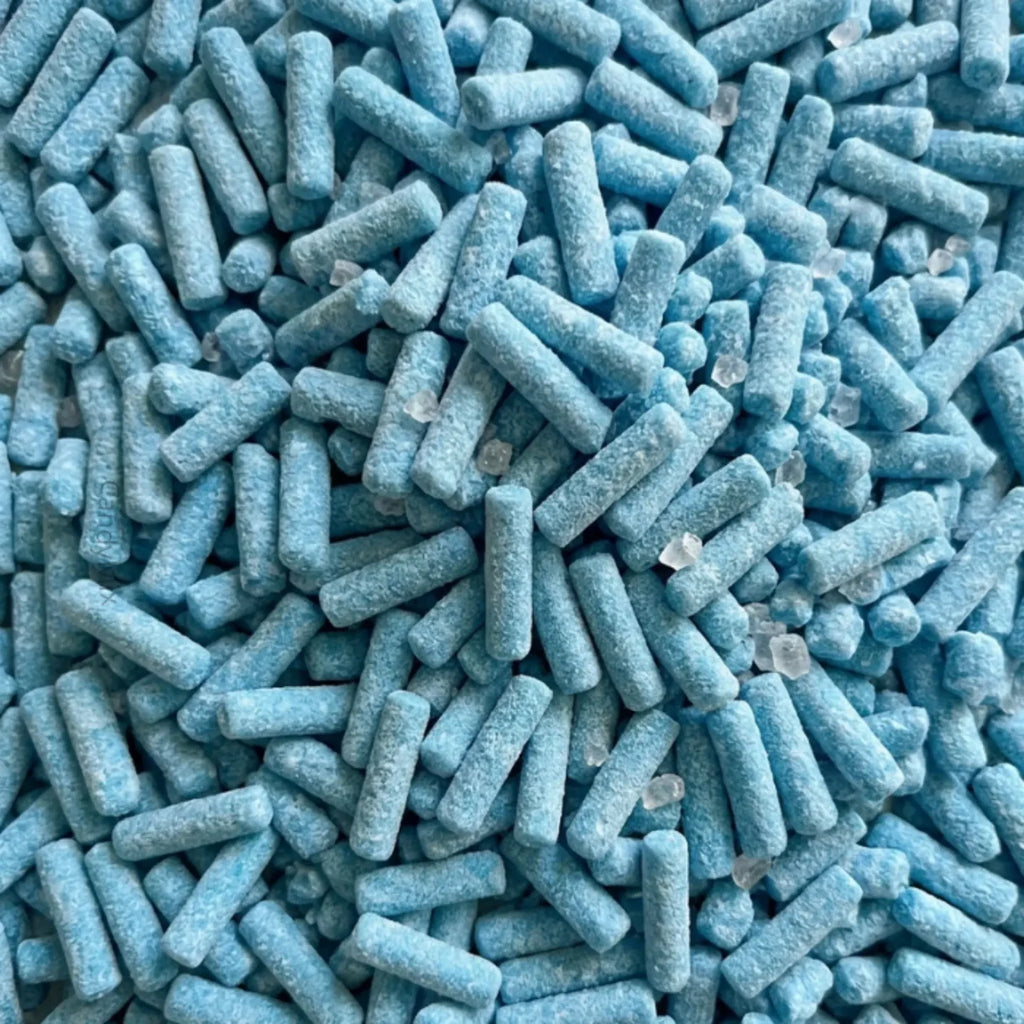 Hitschies bleu acidulé framboise- bonbon gélifié