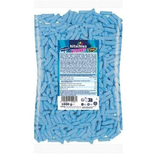 Hitschies bleu acidulé framboise- bonbon gélifié 100g