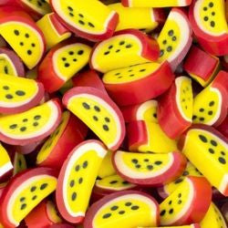 Tranche gout tutti frutti- fraise Bonbon gélifié 100g