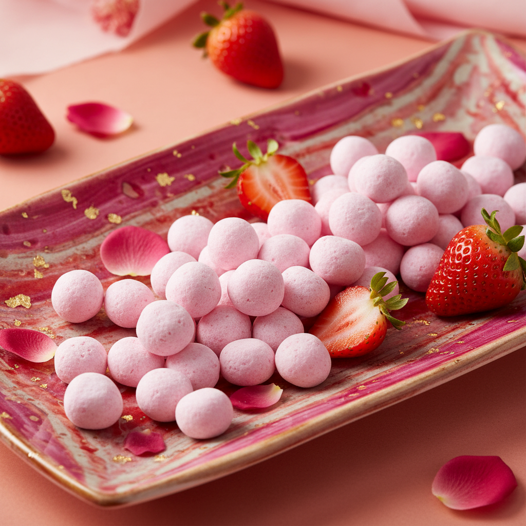 Mise en scène gourmande Bool's fraise