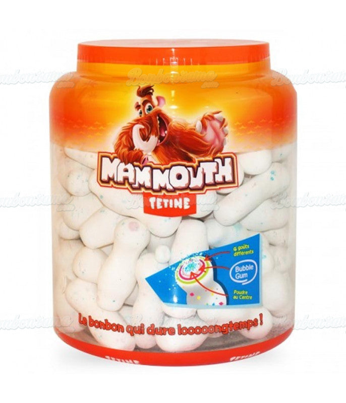 Tétine Mammouth - Sucette cœur bubble gum change couleur vendu à l’unité