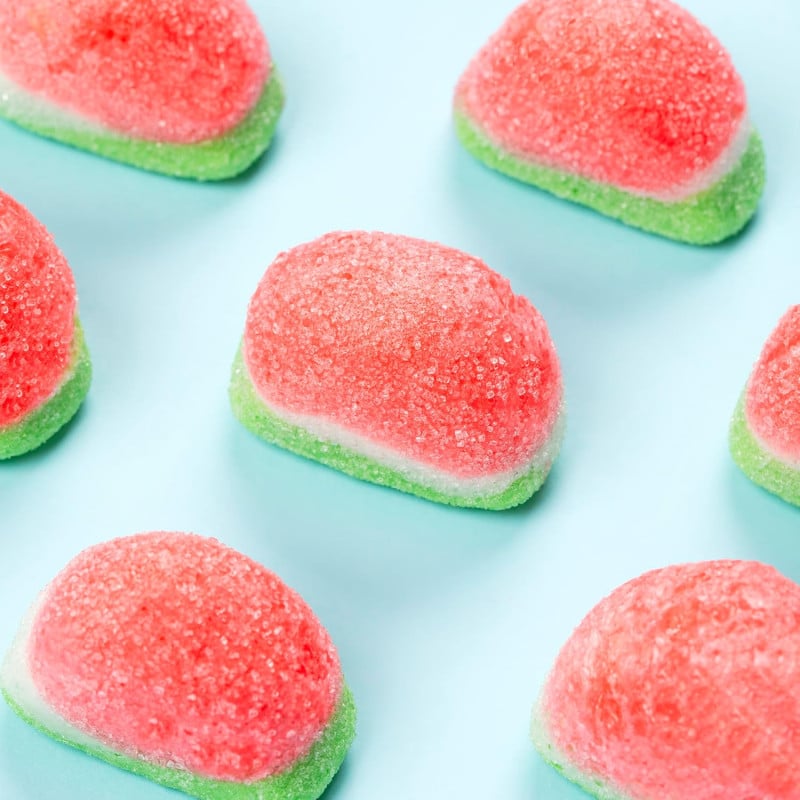 Tranche Pastèque Halal - Bonbon gélifié certifié halal 100g