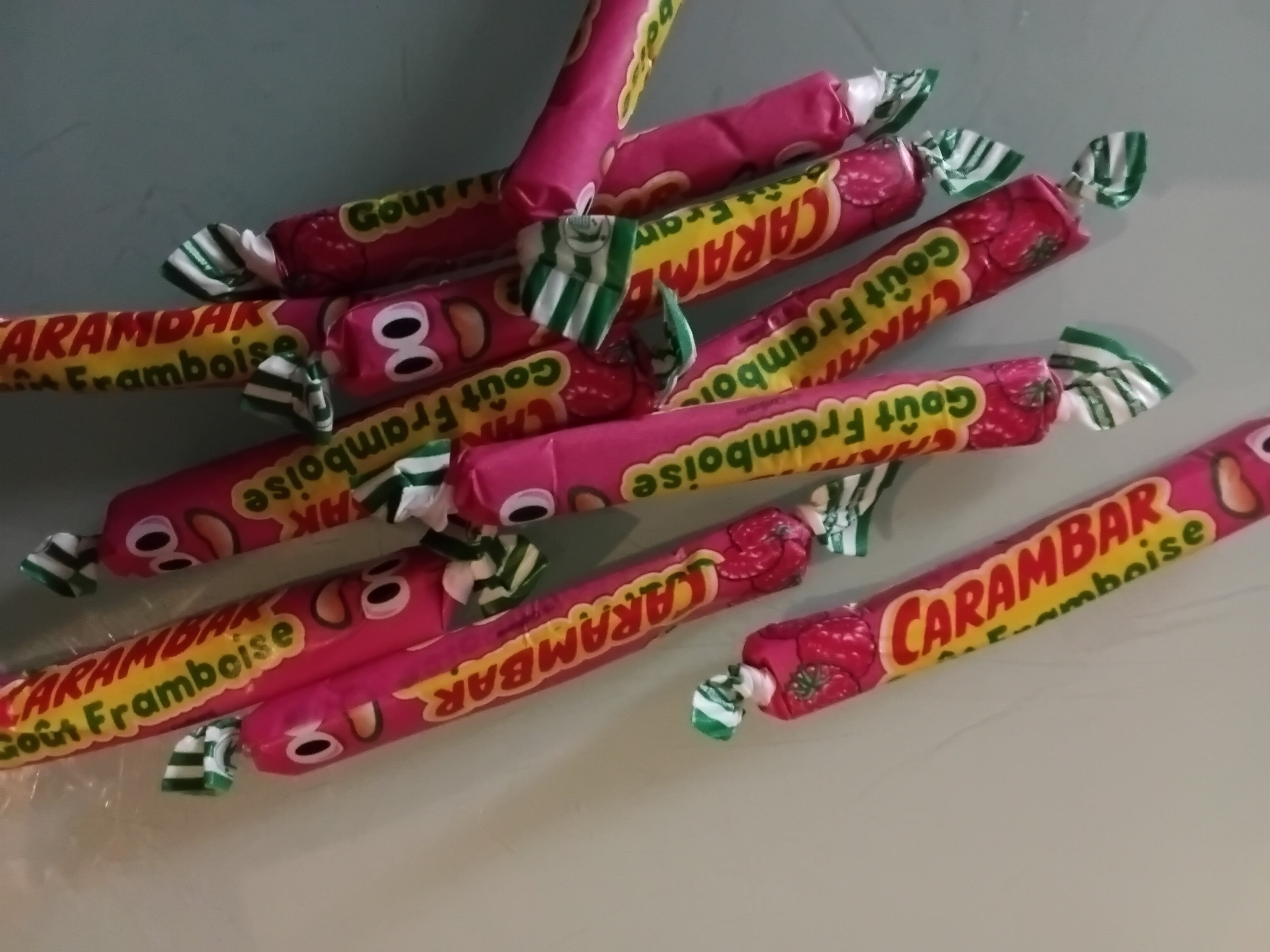 Carambar framboise - Caramel tendre fruité vendu à l’unité
